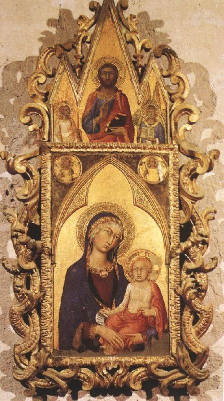 Simone Martini Madonna and Child with Angels and the Saviour oil painting image